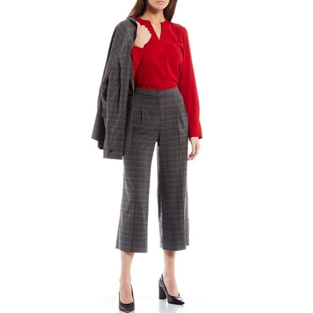 Calvin Klein Women Red Split Blouse — Small - Picture 3 of 7